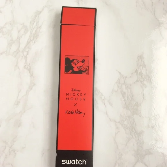 Swatch Watch/MICKEY BLANC SUR NOIR